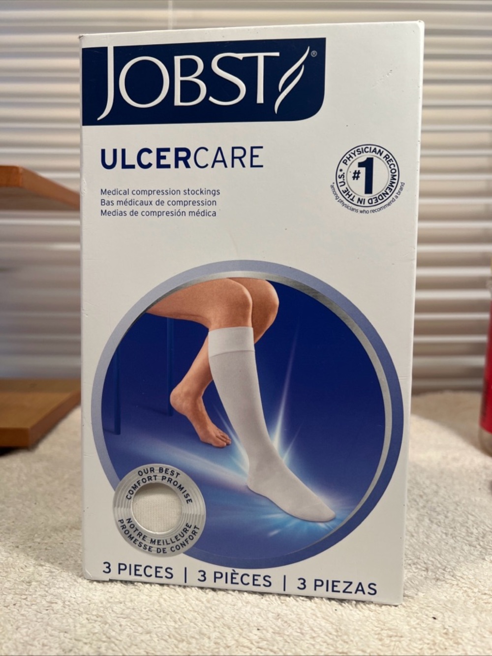 Jobst Ulcercare Replacement Liners  (3 per box) NEW Large